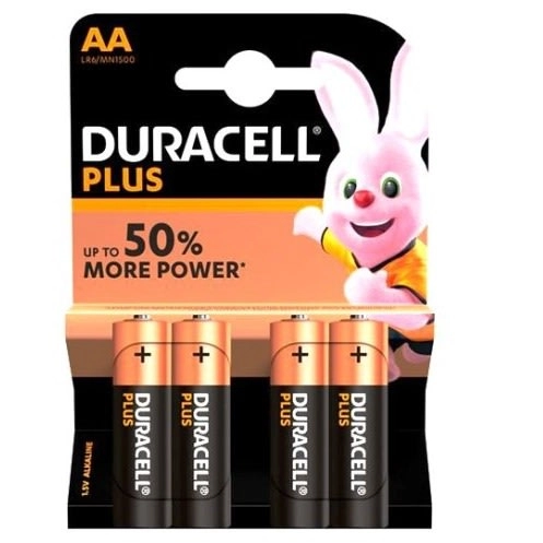 Baterii și Acumulatori - Baterii DURACELL R6 AA, 4 buc/set
