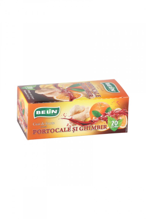 Ceai - BELIN CEAI PORTOCLAE SI GHIMBIR, 20X2G
