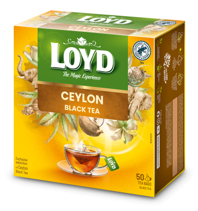 Ceai - Ceai LOYD Ceylon black tea, 20 pliculete x 2 g