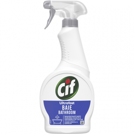 Suprafețe - CIF Bathroom Ultrafast soluție baie , 500 ml