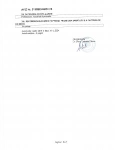 Detergent dezinfectant BIOCID pentru pardoseli Mov - Fabi, 5L, AVIZ Ministerul Sanatatii [3]