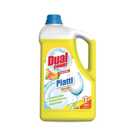 Detergenți vase - DUAL POWER DETERGENT DE VASE 4.9L, AGRUMI