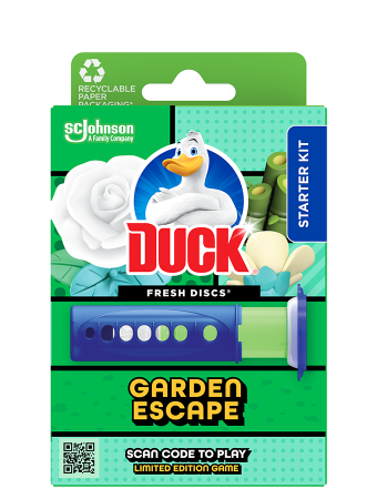 Odorizante toaletă - DUCK FRESH DISCS 36 ML, GARDEN ESCAPE