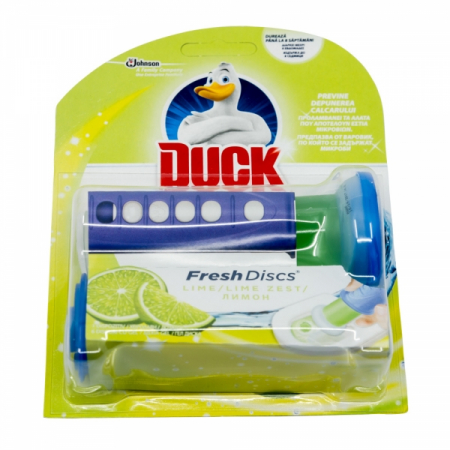 Odorizante toaletă - DUCK FRESH DISCS 36 ML, LIME