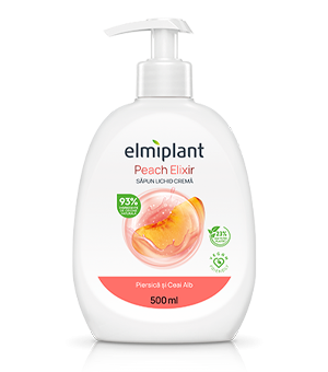 Săpunuri - ELMIPLANT SAPUN  LICHID 500 ML, PIERSICA SI CEAI ALB