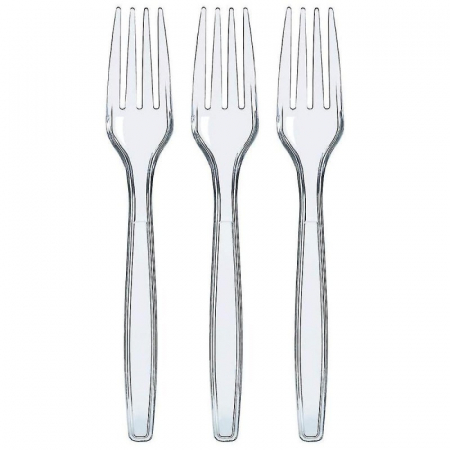Tacamuri si farfurii - FURCULITE REUTILIZABILE 50 BUC/SET