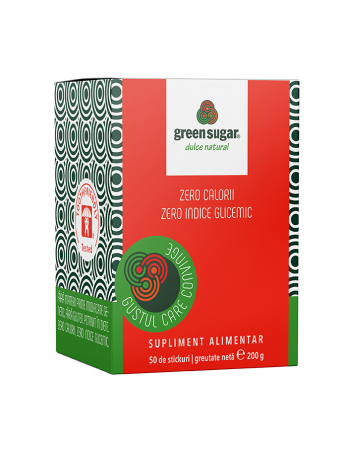 Zahăr și îndulcitori - Green Sugar 50 sticks