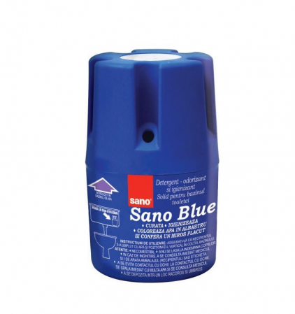 Odorizante toaletă - Odorizant WC solid Sano Blue (150g)