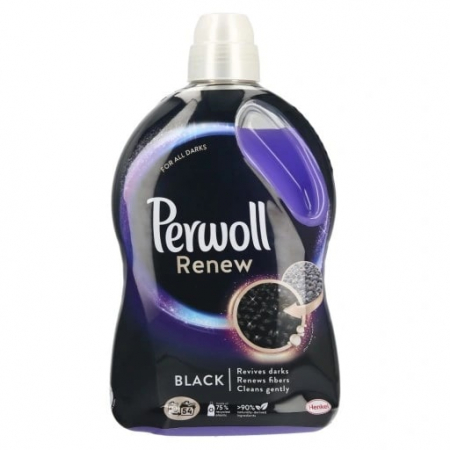 Detergenți și balsam de rufe - PERWOLL DETERGENT LICHID 2.97L, RENEW BLACK, 54 SPALARI