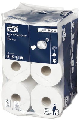 Consumabile - TORK HARTIE IGIENICA ALBA 2 STR, 112M SMARTONE MINI-472193