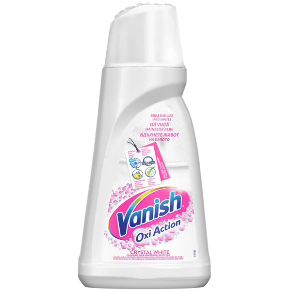 Detergenți și balsam de rufe - VANISH WHITE SOLUTIE CURATARE PETE, 1L