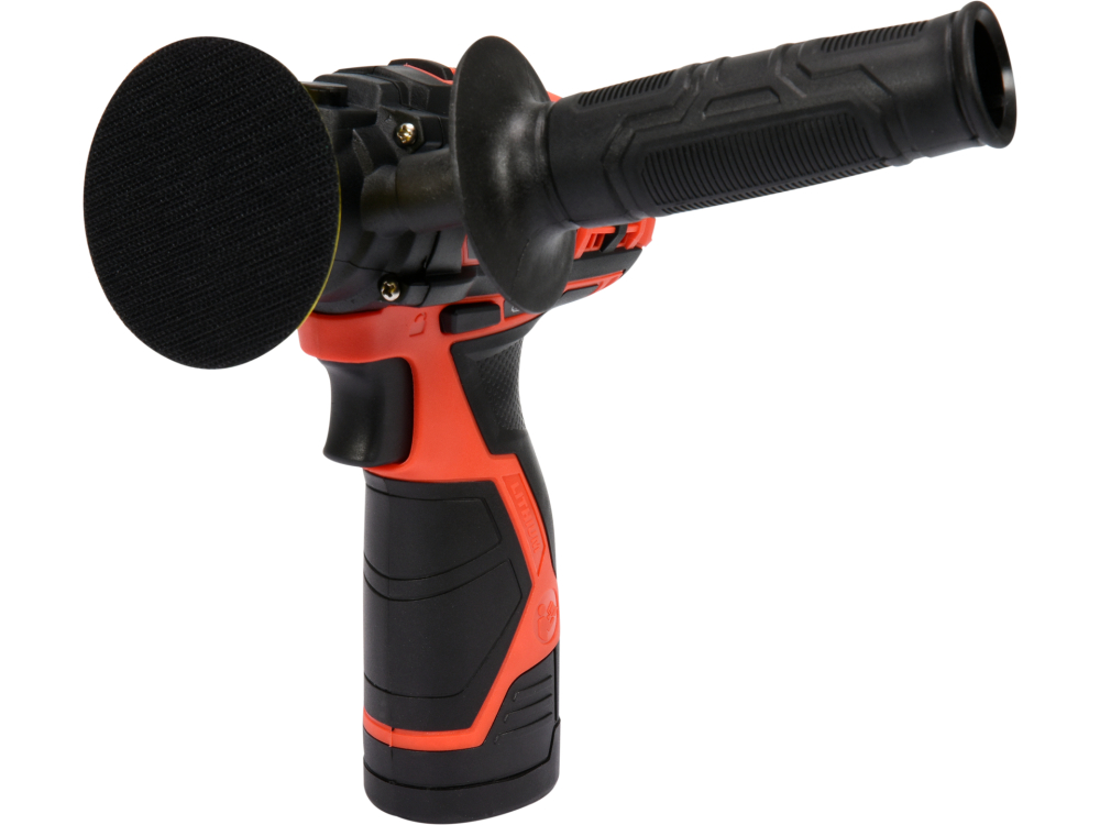 POLISHER 12V, 80 MM, II SPEED - BATTERY 2 AH [2]