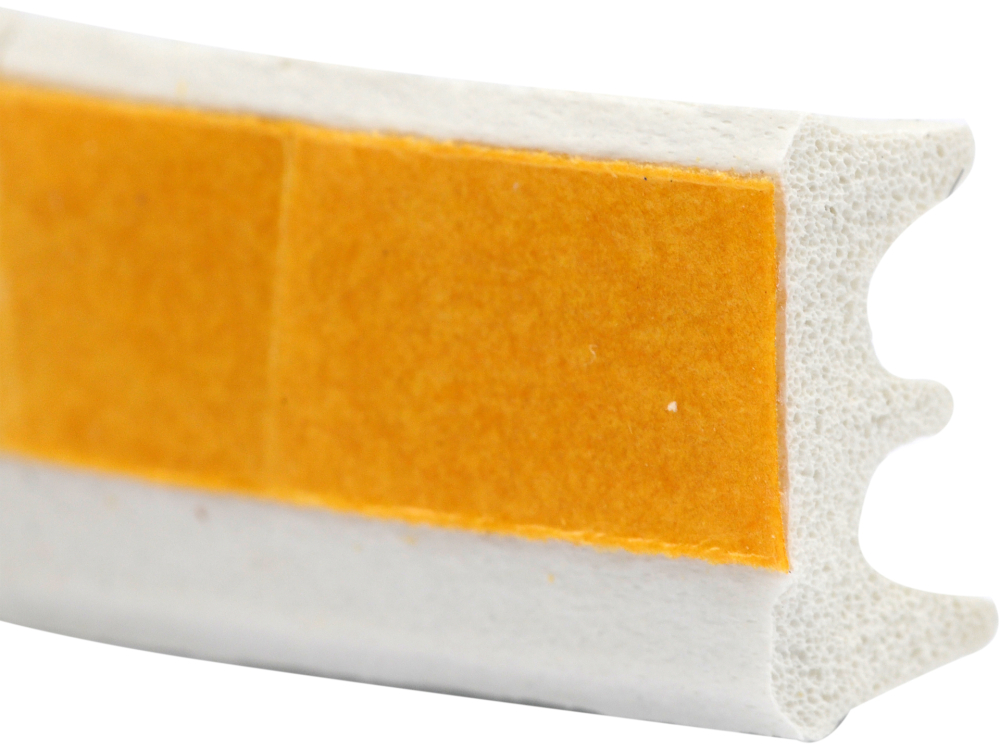 SEAL FOR WINDOWS AND DOORS EPDM TYPE E WHITE 6M [2]