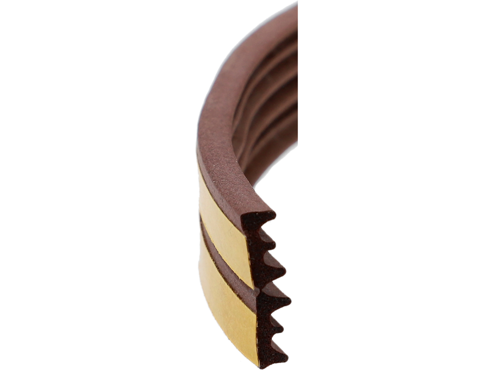SEAL FOR WINDOWS AND DOORS EPDM TYPE E BROWN 150M [2]