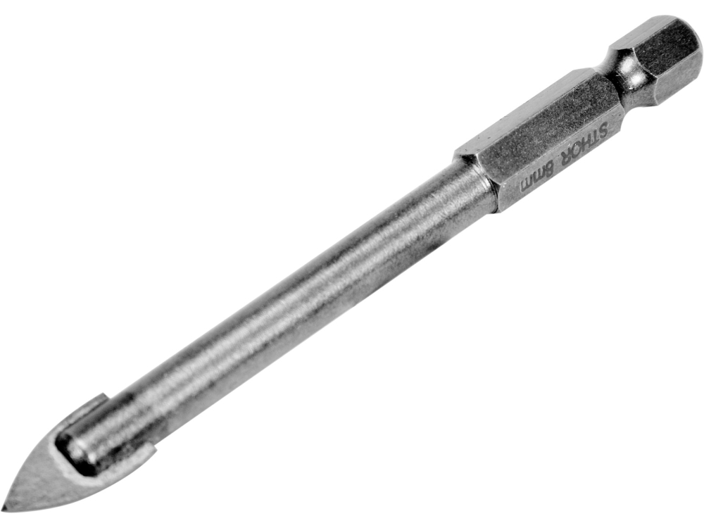 GLASS AND TILE DRILL WITH HEX SHANK 8MM [2]
