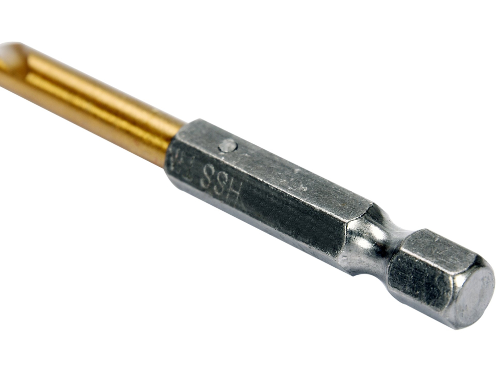 METAL DRILL WITH HEX SHANK 5,0MM TITAN [2]