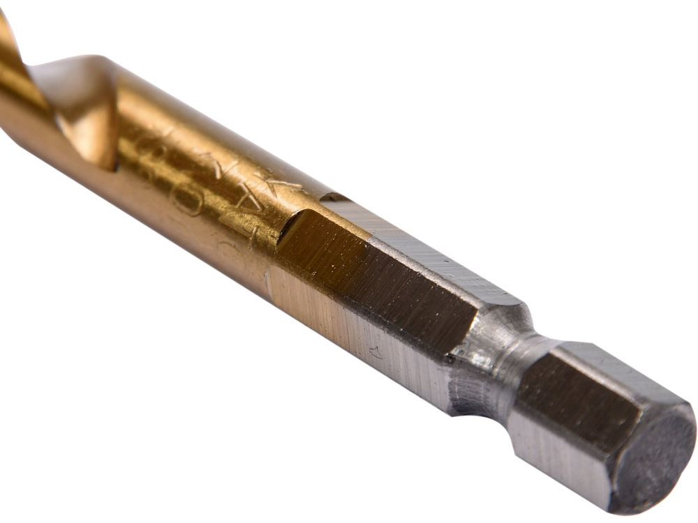 METAL DRILL WITH HEX SHANK 7,0MM TITAN [2]