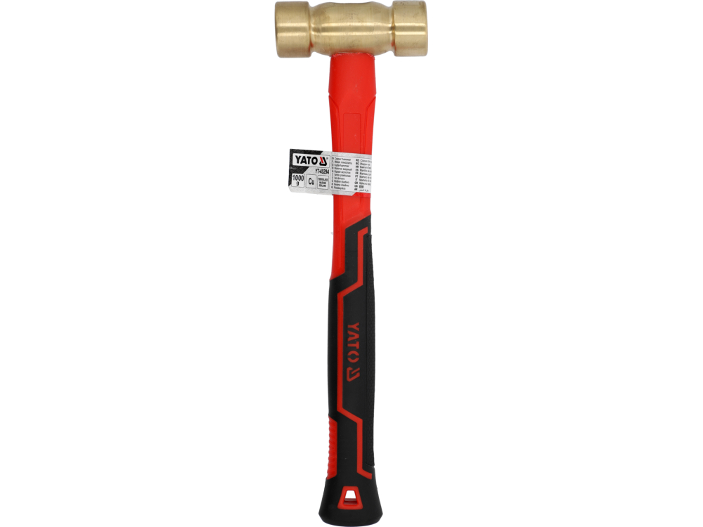 BRASS HAMMER WITH FIBERGLASS HANDLE 1000G [3]