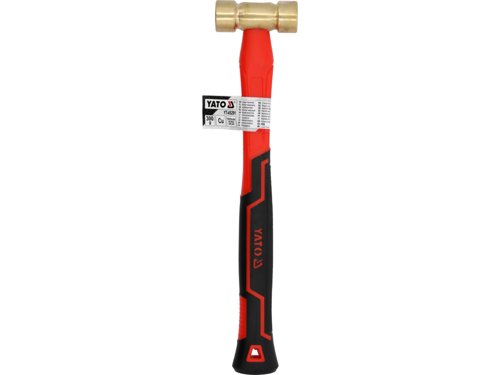 BRASS HAMMER WITH FIBERGLASS HANDLE 300G [3]