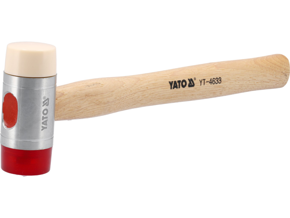 PU / NYLON HEADS MALLET WITH WOODEN HANDLE [2]