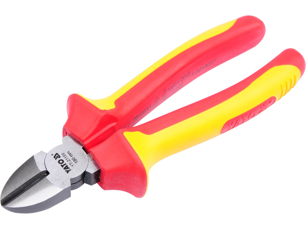 DIAGONAL SIDE CUTTING PLIERS, INSULATED 180 MM VDE [2]