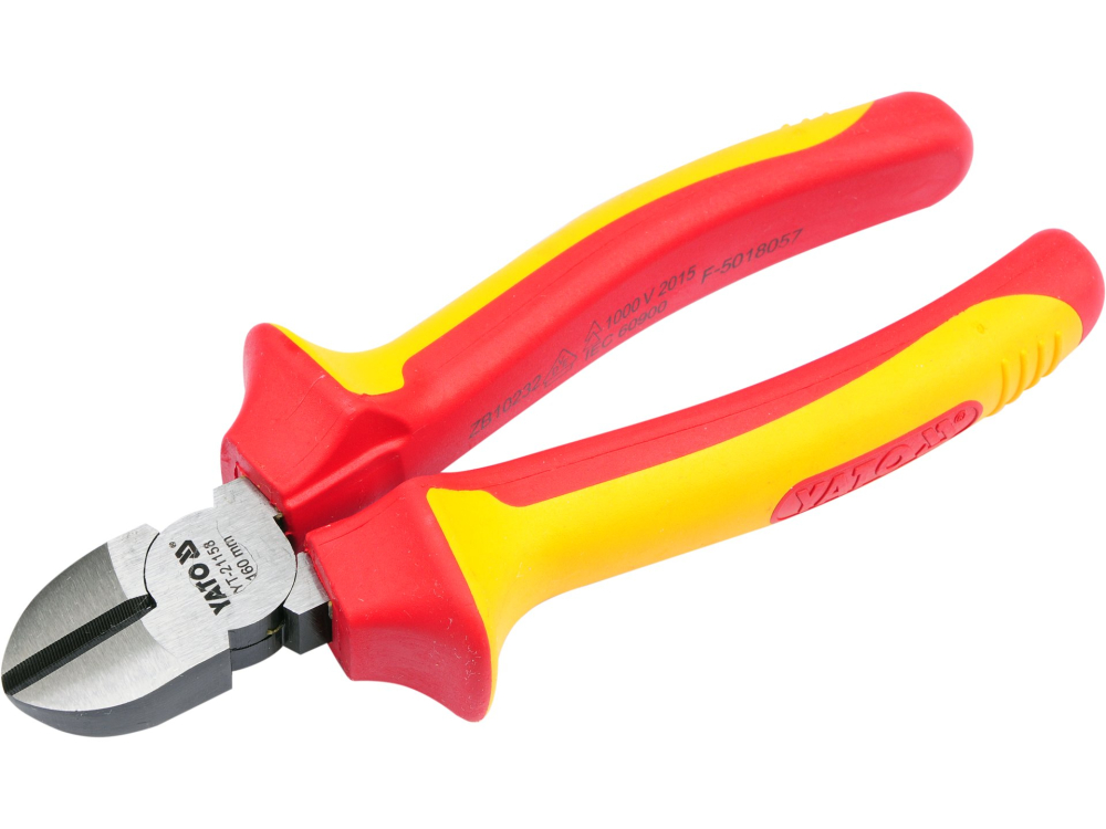 DIAGONAL SIDE CUTTING PLIERS, INSULATED 160MM VDE [2]