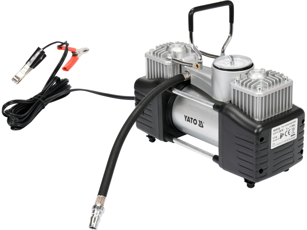 CAR AIR COMPRESSOR WITH LED LIGHT 250W [3]