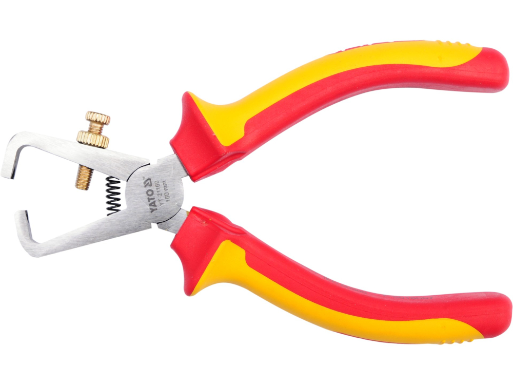 WIRE STRIPPING PLIERS, INSULATED 160MM VDE [2]