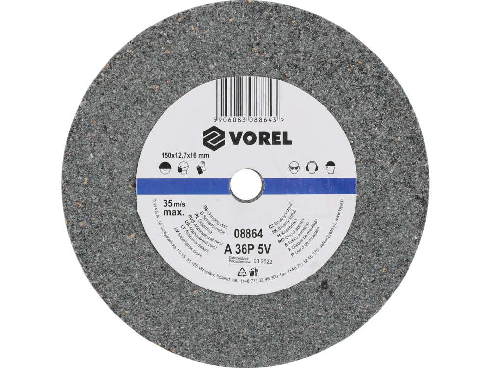GRINDING DISC FOR BENCH GRINDER [2]