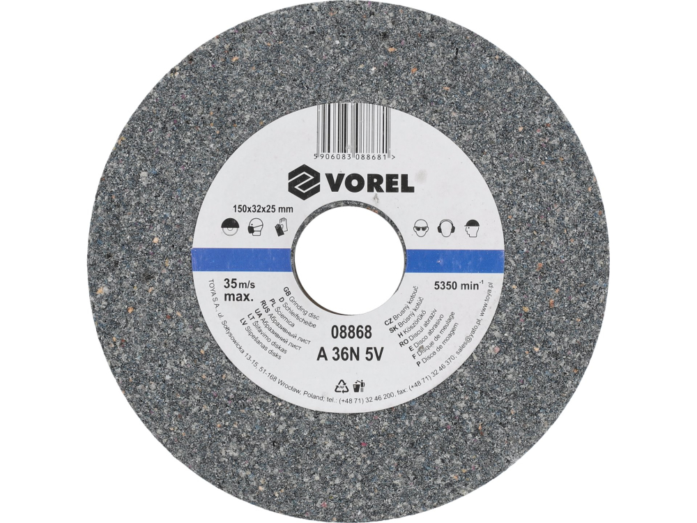GRINDING DISC FOR BENCH GRINDER [2]