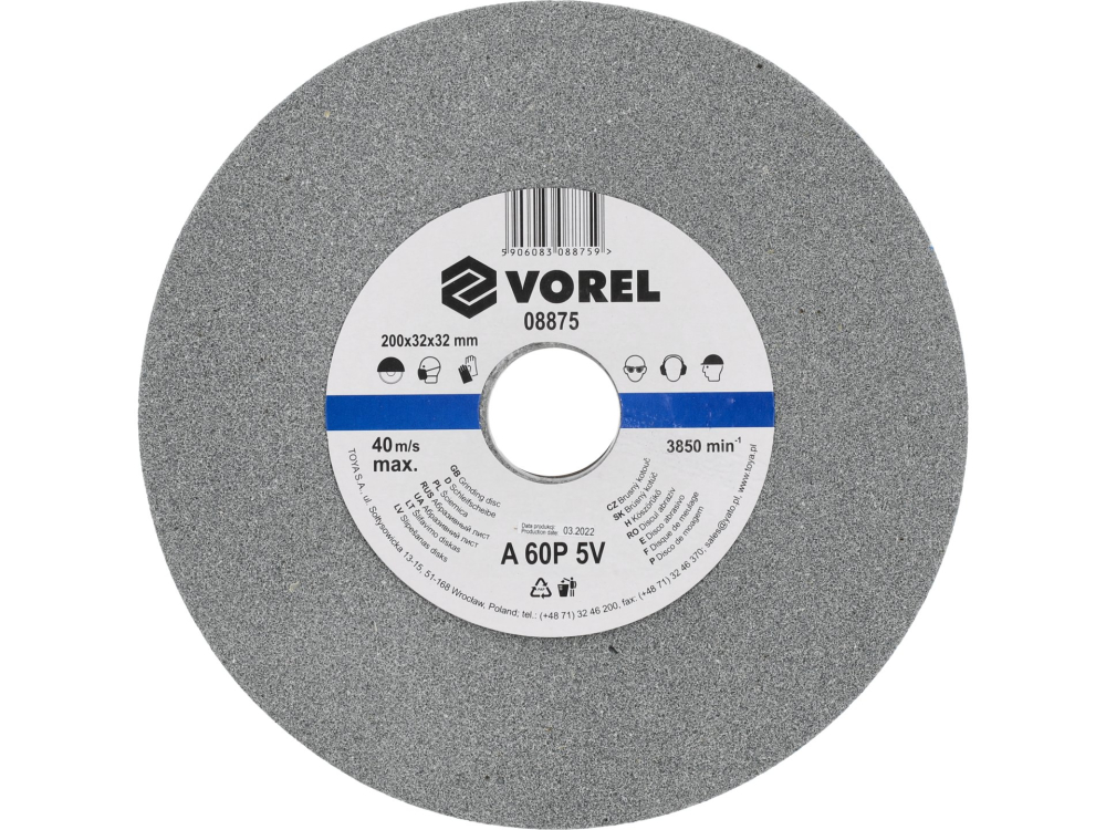 GRINDING DISC FOR BENCH GRINDER [2]