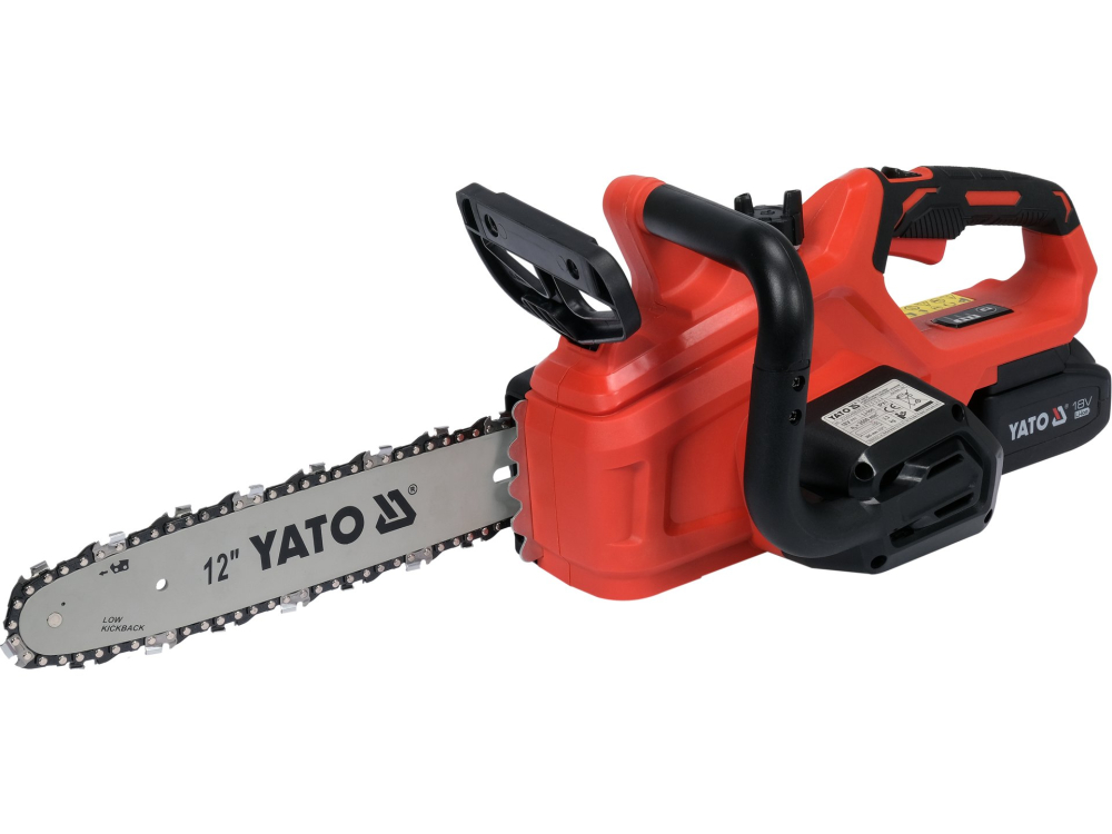 CHAINSAW 18V, GUIDE BAR 12'', 6.5 M/S - BATTERY 2 AH [3]