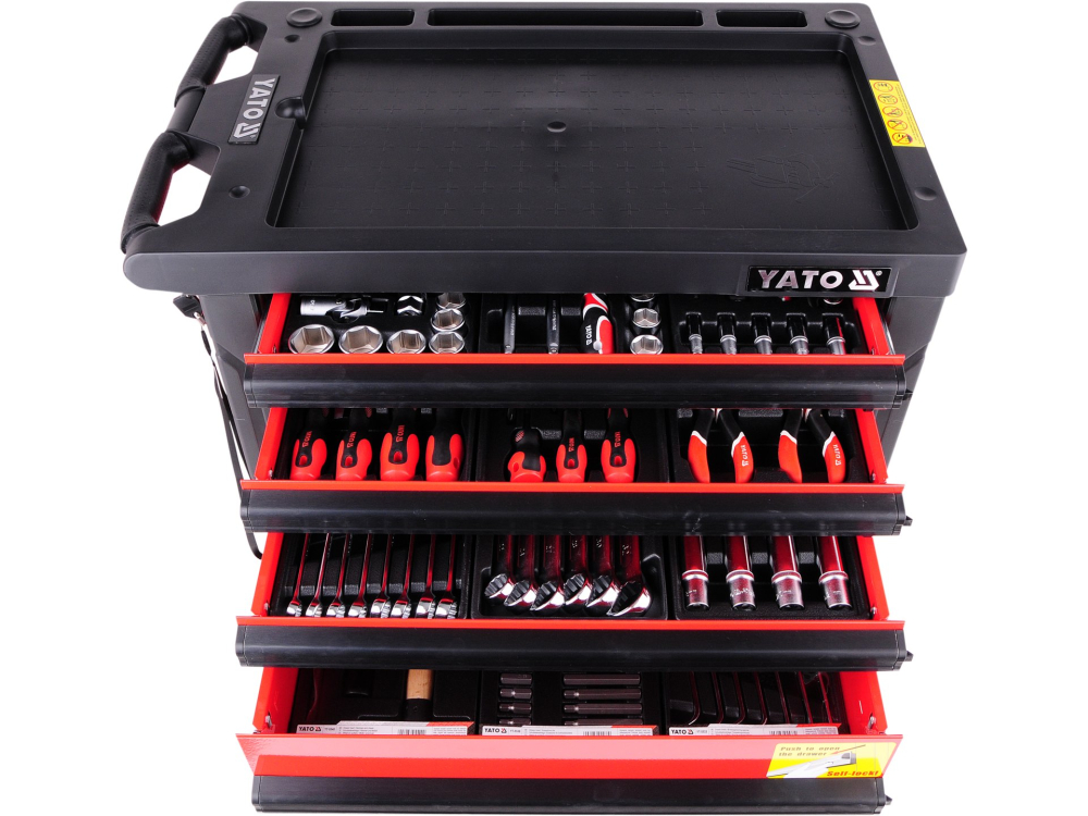 SERVICE TOOL CABINET WITH TOOLS, 6 DRAWERS 177PCS [8]