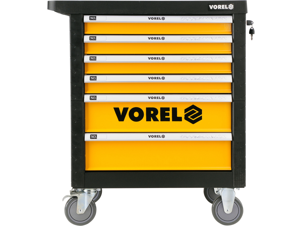 6 DRAWERS ROLLER CABINET WITH TOOL INSERT / 177PCS [3]