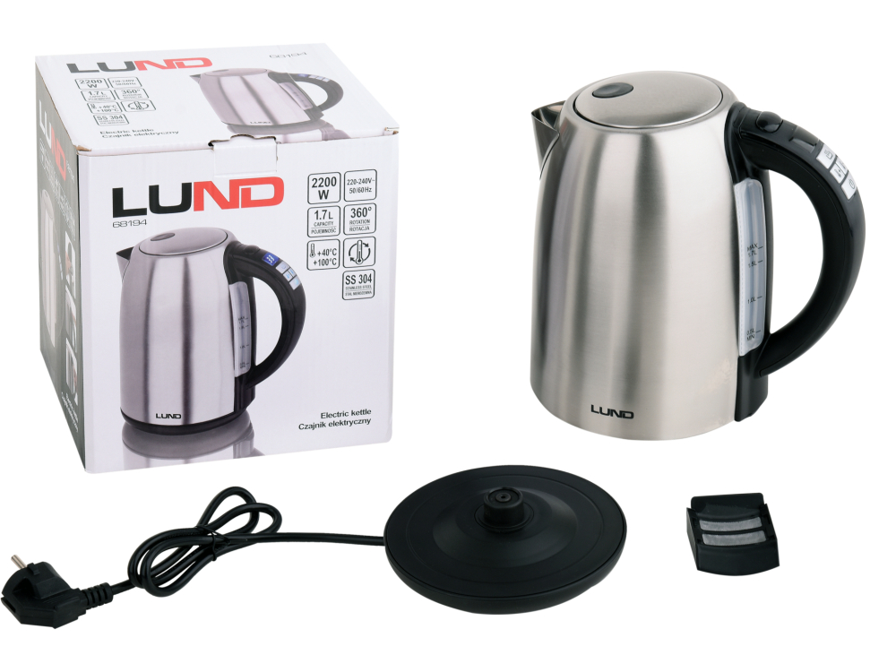 ELECTRIC KETTLE 1,7L WITH TEMPERATURE CONTROL PANEL IN HANDLE [6]