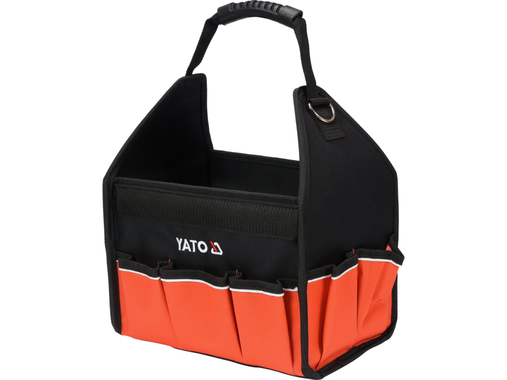 OPEN TOTE TOOL BAG 12" WITH HANDLE OF NYLON STRAP [2]