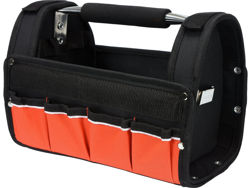 OPEN TOTE TOOL BAG 12" WITH S/S HANDLE [2]