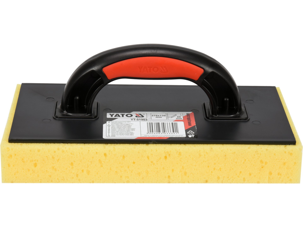 TROWEL WITH SPONGE SMPX SERRATE 40MM 270X130MM [2]