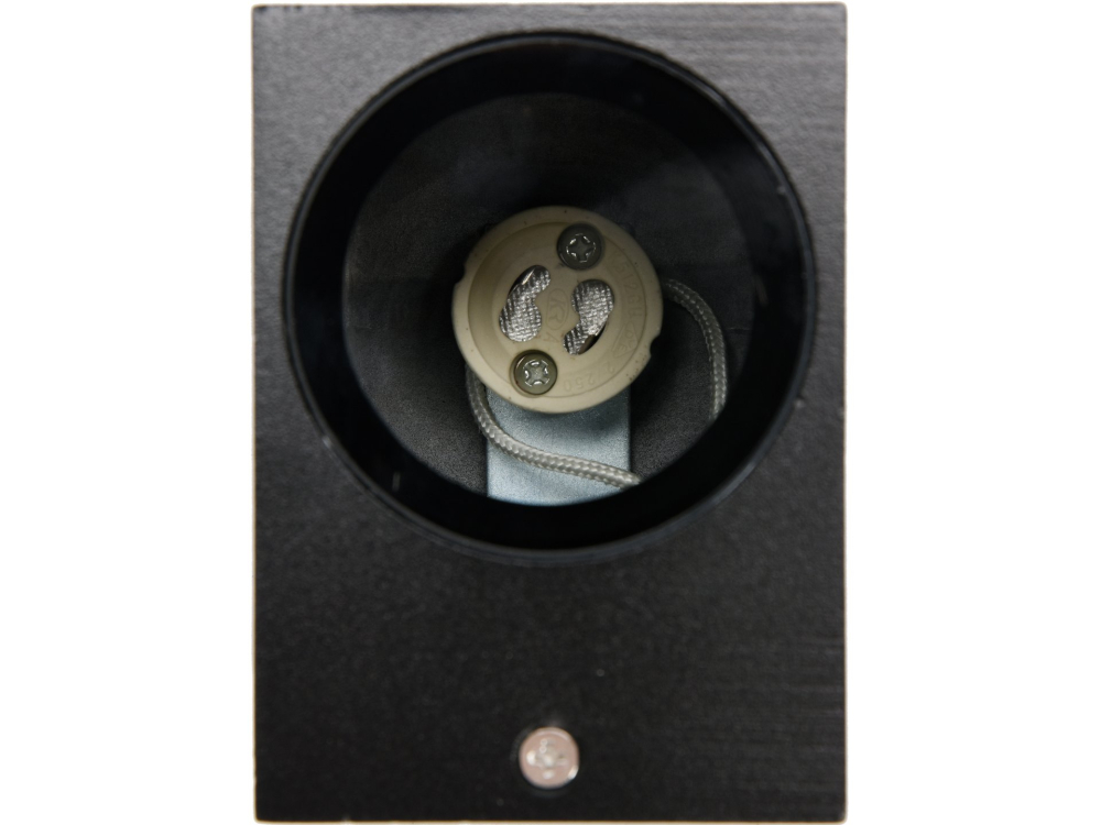 OUTDOOR WALL LAMP BLACK ALUMINIUM 1XGU10 SQUARE [3]