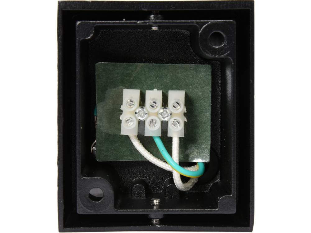 OUTDOOR WALL LAMP BLACK ALUMINIUM 1XGU10 SQUARE [4]