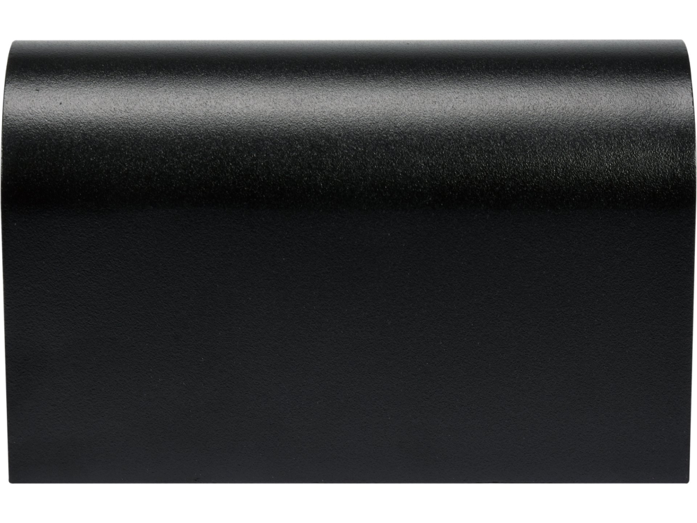 OUTDOOR WALL LAMP BLACK ALUMINIUM 2XGU10 HALF OVAL [2]