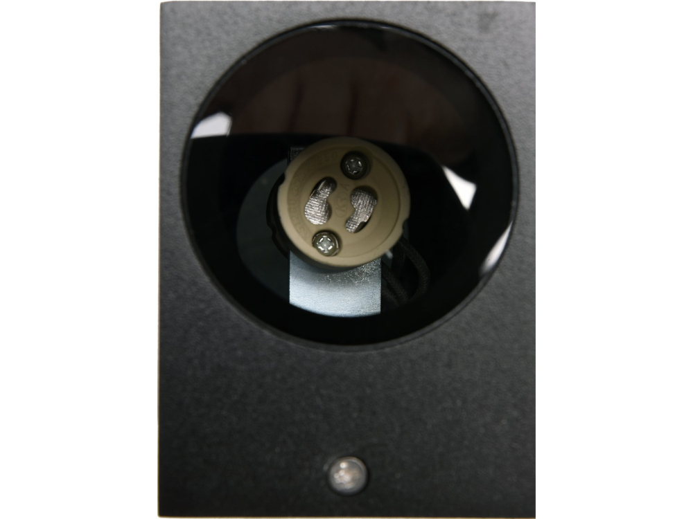 OUTDOOR WALL LAMP BLACK ALUMINIUM 2XGU10 SQUARE [3]