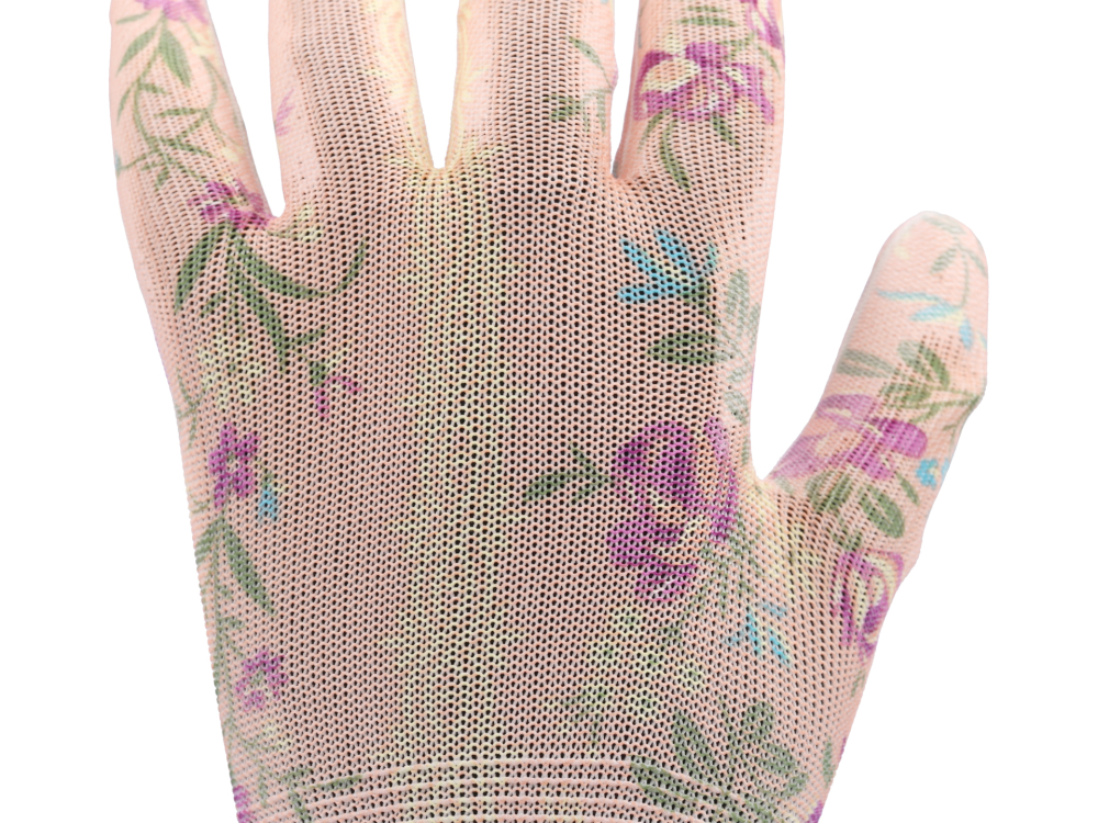 GARDEN POLYESTER GLOVES WITH PU COATING [5]