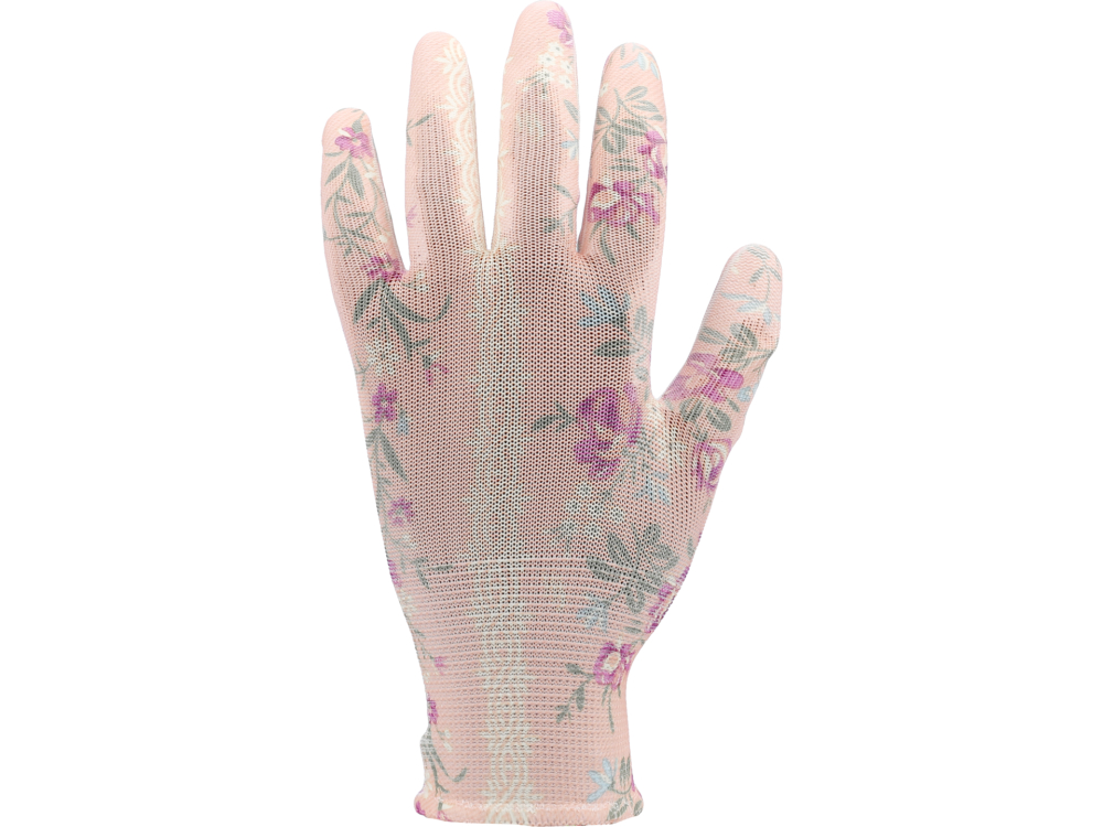 GARDEN POLYESTER GLOVES WITH PU COATING [3]