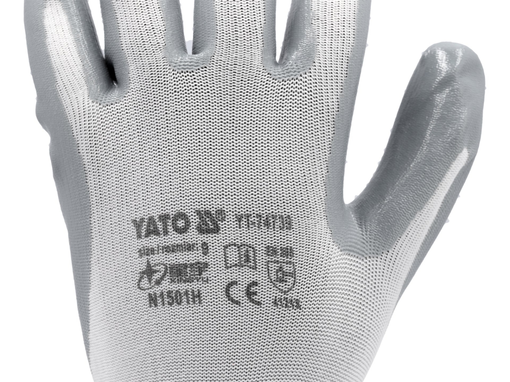 WORKING GLOVES, OIL PROOF WHITE, 10'' [5]