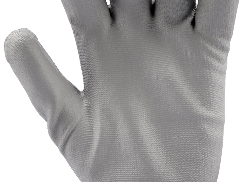 WORKING GLOVES, NYLON GREY, 10'' [6]