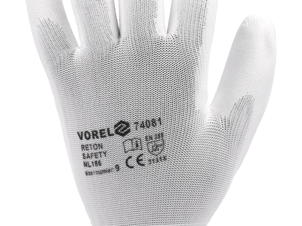 WORKING GLOVES WHITE 10" [5]