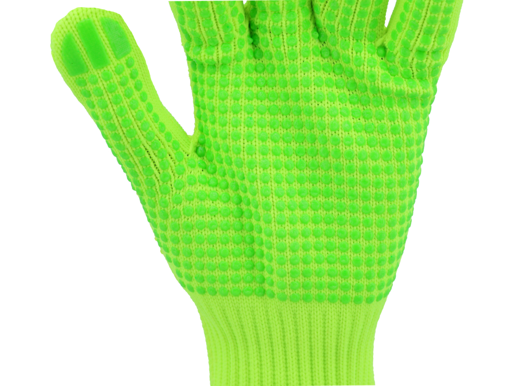 SPOTTED COTTON GARDEN GLOVES FRESH PSD [6]