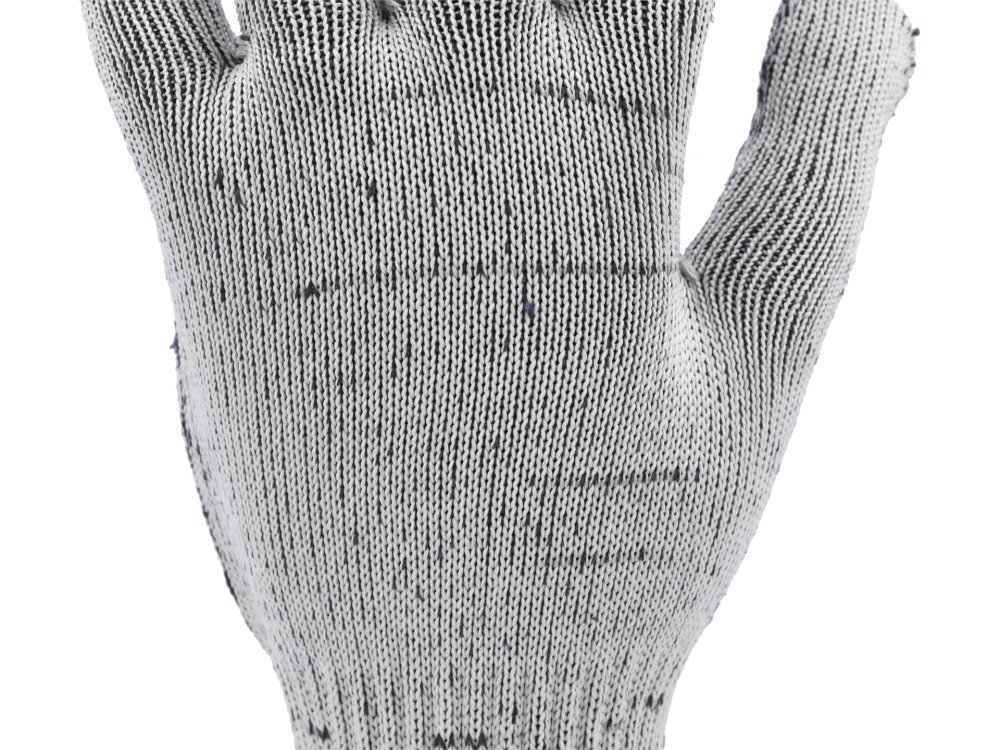 SPOTTED COTTON GARDEN GLOVES PVC CROSS10 [5]