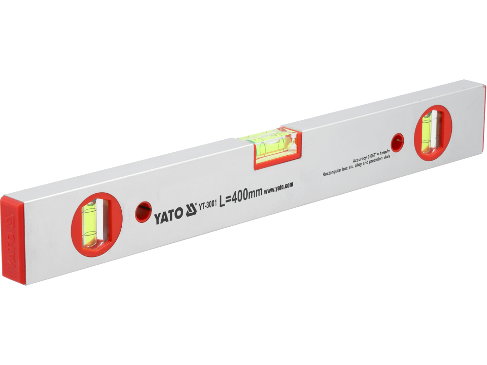 ALUMINIUM LEVEL, 3 VIALS 400 MM [2]
